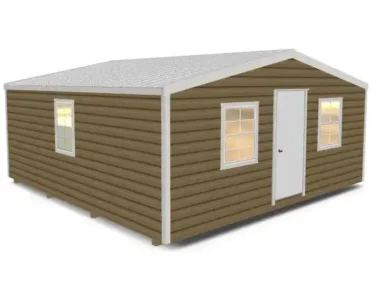 Keen's Buildings, 20x20 Shed w/ Gable Side Door, KBS-202007GSD-1D4W