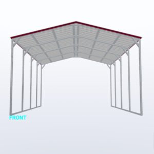20x20x12 Vertical Roof Carport