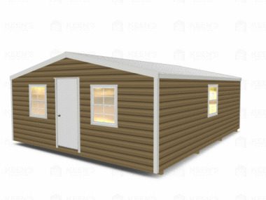 Keen's Buildings, 20x30 Shed w/ Gable Side Door, KBS-203007GSD-1D4W