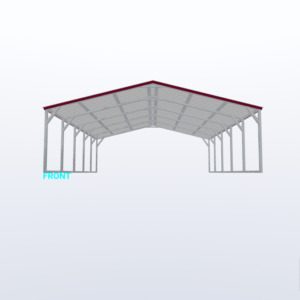 20x25x6 Vertical Roof Carport