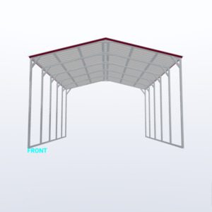 20x25x12 Vertical Roof Carport