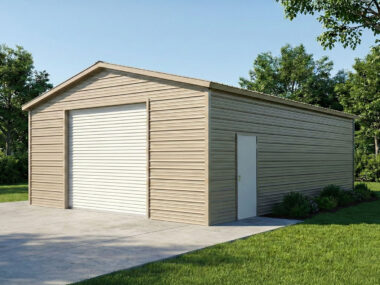 Keen's Buildings, 20x30x10 Metal Garage, KBG-1G203010-1D1W