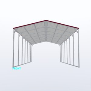 20x35x12 Vertical Roof Carport