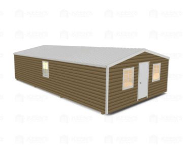 Keen's Buildings, 20x36 Shed w/ Gable Side Door, KBS-203607GSD-1D4W