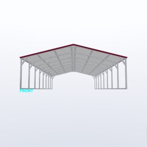 20x40x6 Vertical Roof Carport