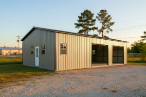 24x40x10 Metal Garage & Workshop