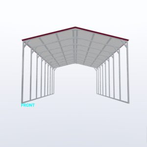 20x40x12 Vertical Roof Carport