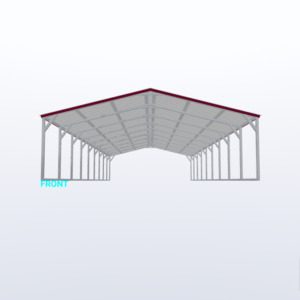 20x45x6 Vertical Roof Carport