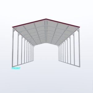 20x45x12 Vertical Roof Carport
