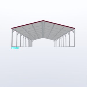 20x50x6 Vertical Roof Carport