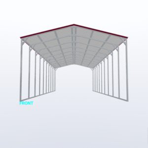 20x50x12 Vertical Roof Carport