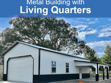 Keen's Buildings, 24X50 Habitable Barndominium w/ porch, KBS-HBD245014-1R1D3W