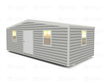 Keen's Buildings, 24x12 Shed w/ Gable Side Door, KBS-241207GSD-1D4W