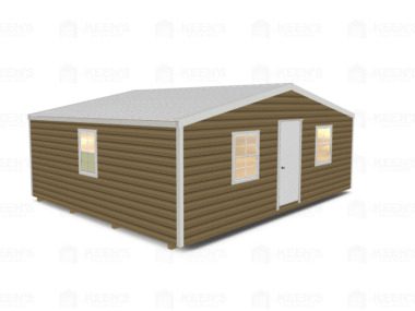 Keen's Buildings, 24x20 Shed w/ Gable Side Door, KBS-242007GSD-1D4W