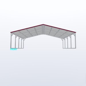 24x20x6 Vertical Roof Carport