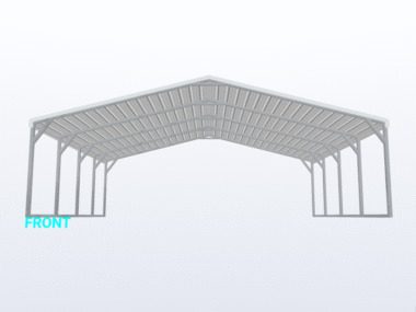 Keen's Buildings, 24x20x6 Carport, KBS-242006CP-REG