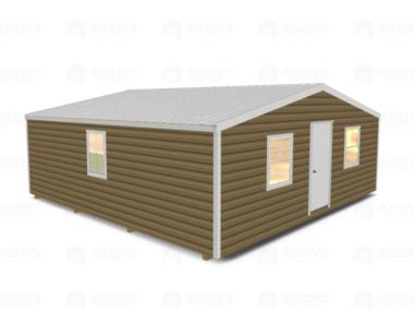 Keen's Buildings, 24x24 Shed w/ Gable Side Door, KBS-242407GSD-1D4W