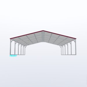 24x25x6 Vertical Roof Carport