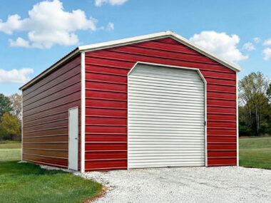 Keen's Buildings, 24x30x10 Metal Garage, KBG-1G243010-1D1W
