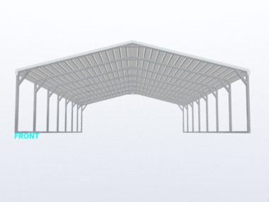 Keen's Buildings, 24x35x6 Carport, KBS-243506CP-REG