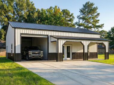 Keen's Buildings, 24x40 Multi-Use Garage/Certified Barndominium, KBG-1G243814-1D1W