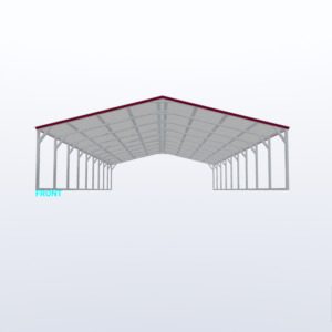 24x45x6 Vertical Roof Carport