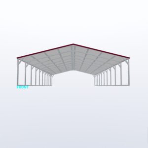 24x50x6 Vertical Roof Carport
