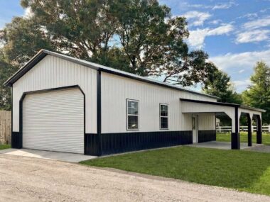 Keen's Buildings, 24X50 Habitable Barndominium w/ porch, KBS-HBD245014-1R1D3W