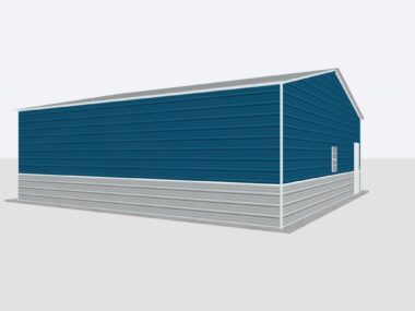 Keen's Buildings, 30x30x10 Metal Garage / Workshop Installed, KBG-1G303010-1D1W