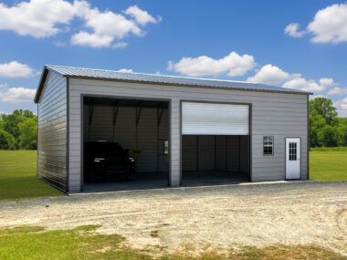 Keen's Buildings, TitanPro 30x40 Metal Garage/Workshop, KBG-2G304012-1D3W