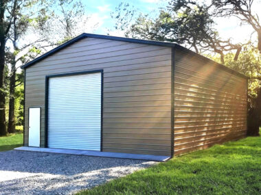 Keen's Buildings, 30X40X12 Metal Garage/ Workshop Installed, KBG-1G304012-1D0W