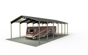 24x60x14 Pole Barn Installed