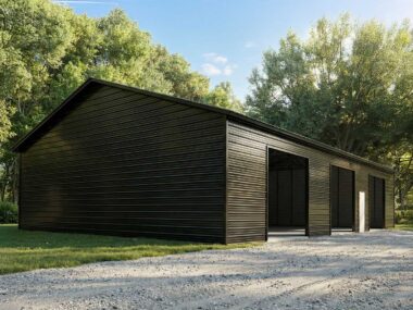 Keen's Buildings, 40x60x12 Metal Garage/Building, KBB-406012-211