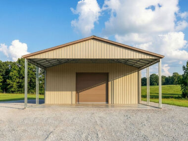 Keen's Buildings, 40x60x14 Metal Barn/Workshop Installed, KBG-2G406014-1D3WF