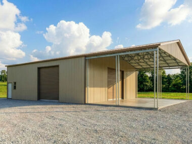 Keen's Buildings, 40x60x14 Metal Barn/Workshop Installed, KBG-2G406014-1D3WF