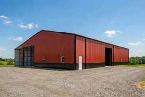 50X100X16 Metal Barn/Building with 12X100 Lean-to