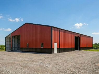 Keen's Buildings, 50X100X16 Metal Barn/Building with 12X100 Lean-to, KBB-5010016-L12
