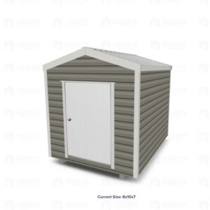 8x10 Shed w/ Gable Side Door
