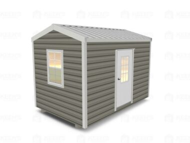 Keen's Buildings, 8x12 Shed w/ Eve Side Door, KBS-EG081207-1D2W