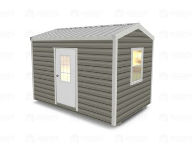 Keen's Buildings, 8x12 Shed w/ Eve Side Door, KBS-EG081207-1D2W