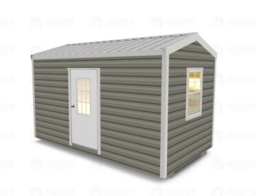 Keen's Buildings, 8x14 Shed w/ Eve Side Door, KBS-EG081407-1D2W