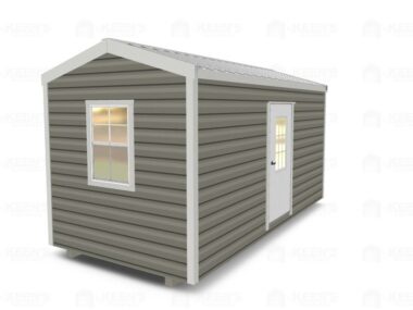 Keen's Buildings, 8x16 Shed w/ Eve Side Door, KBS-EG081607-1D4W