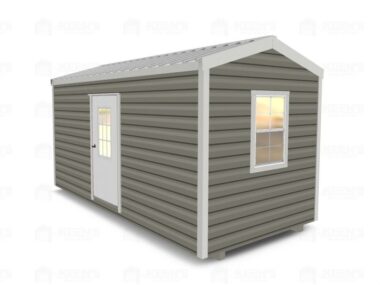 Keen's Buildings, 8x16 Shed w/ Eve Side Door, KBS-EG081607-1D4W