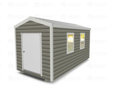 Keen's Buildings, 8x16 Shed w/ Gable Side Door, KBS-081607GSD-1D4W