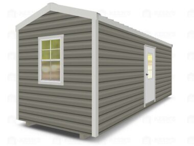 Keen's Buildings, 8x20 Shed w/ Eve Side Door, KBS-EG082007-1D4W