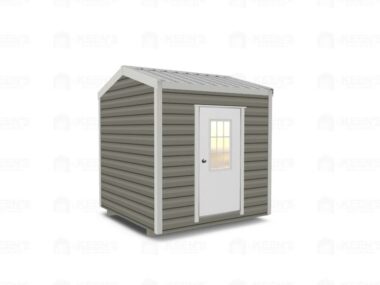 Keen's Buildings, 8x8 Shed w/ Eve Side Door, KBS-EG081007-1D0W-1