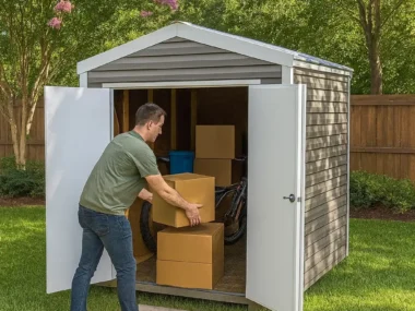 Keen's Buildings, 8x8 Shed w/ Gable Side Door, KBS-EG080807-1D0W