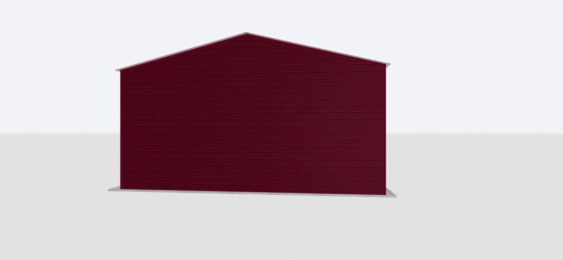 Keen'S Buildings, 30X71X14 Metal Garage / Workshop Installed, Kbg-5G307114-2D0W