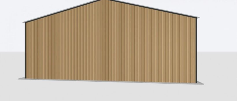 Keen'S Buildings, 40X60X14 Metal Garage/ Workshop Installed, Kbg-3G406014-1D1W
