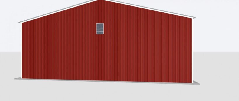 Keen'S Buildings, 40X80X14 Metal Garage/ Workshop Installed, Kbg-4G408014-1D2W